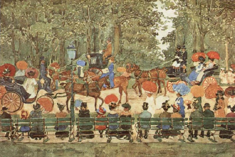 Maurice Prendergast Central Park Sweden oil painting art